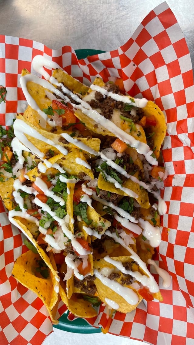 Beef Nachos.