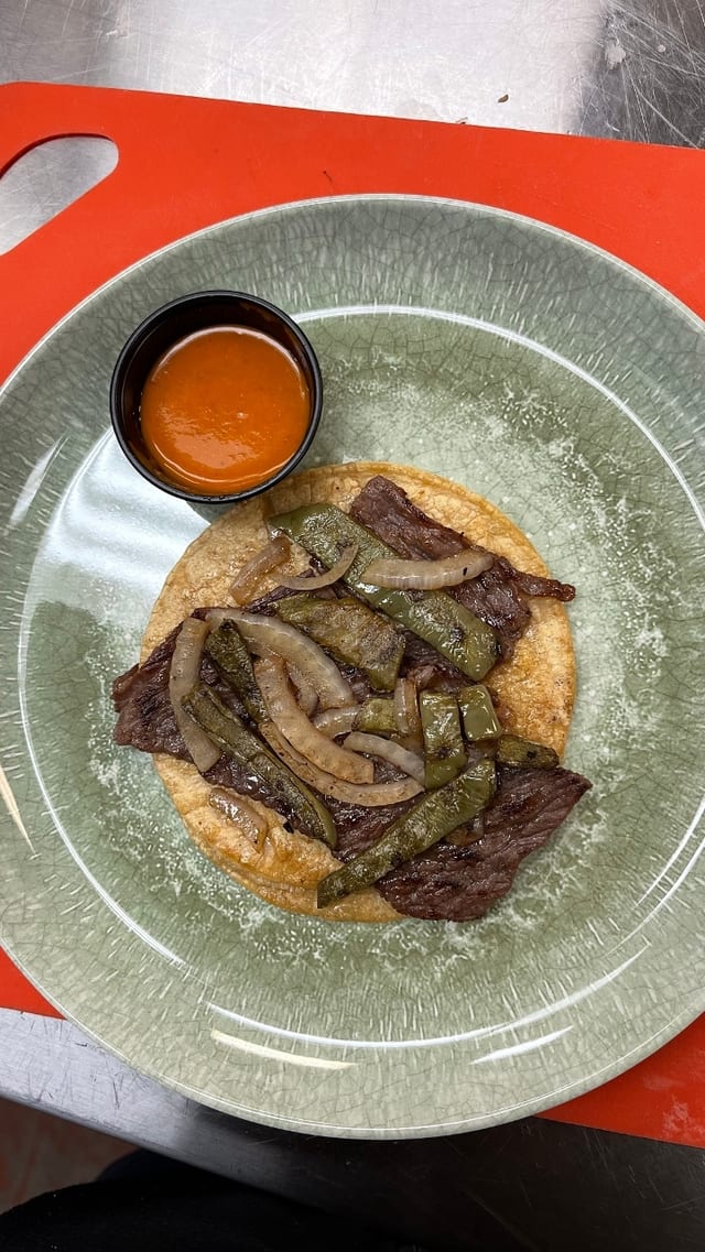 Taco de Cecina.